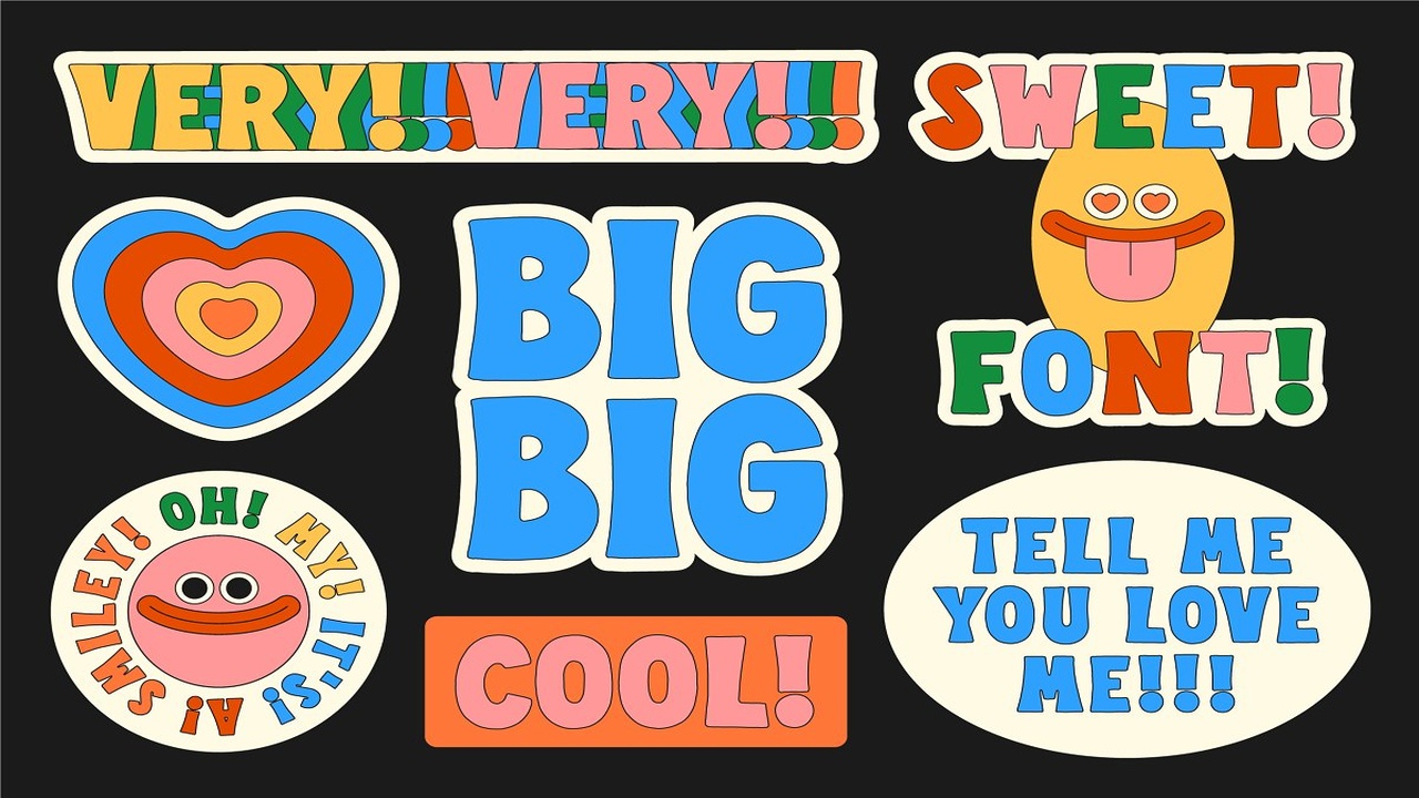 Big Big A Retro Hand lettered Font