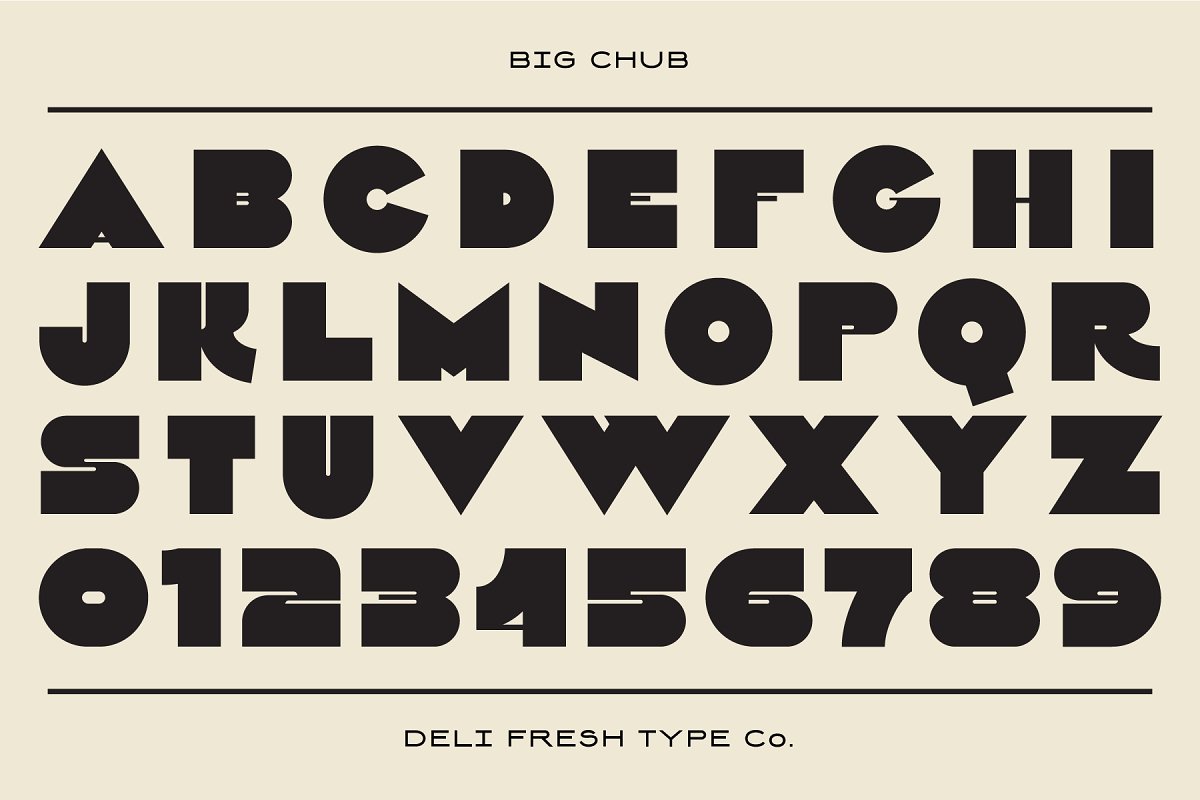 Big Chub: An Old School Italian Font Free Download