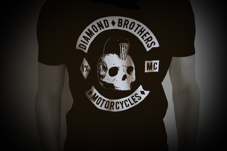 Biker Diamond Typeface Font