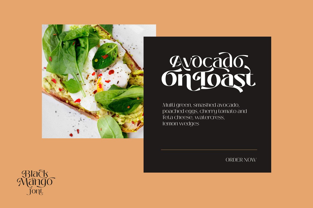 Black Mango Modern beauty Font