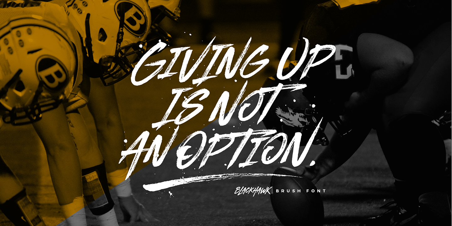 Blackhawk Font
