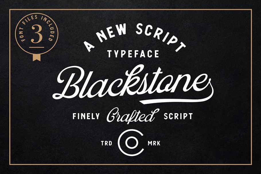 Blackstone Script Font