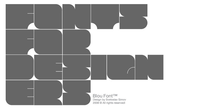 Blou Font