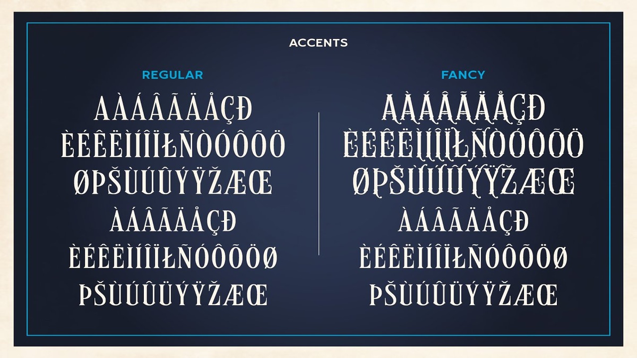 Blue Ridge A Vintage Pair Font