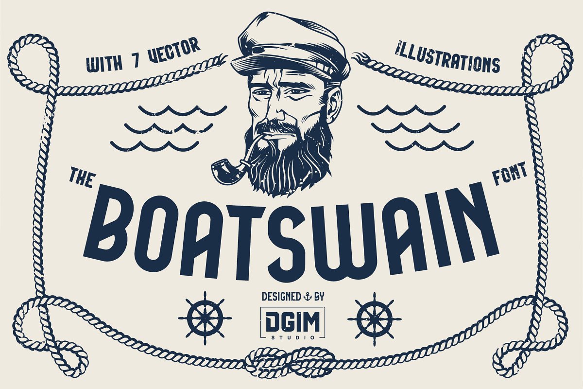 Boatswain Family Extras Font