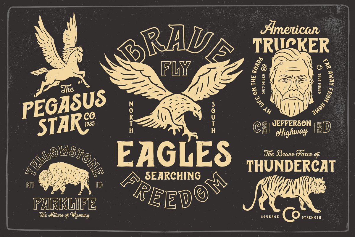 Bohemian Alchemist Badge Font