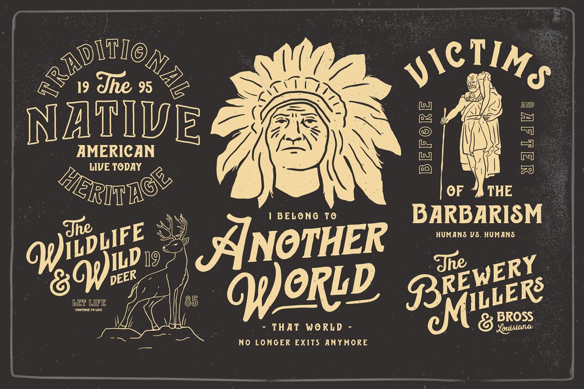 Bohemian Alchemist Badge Font