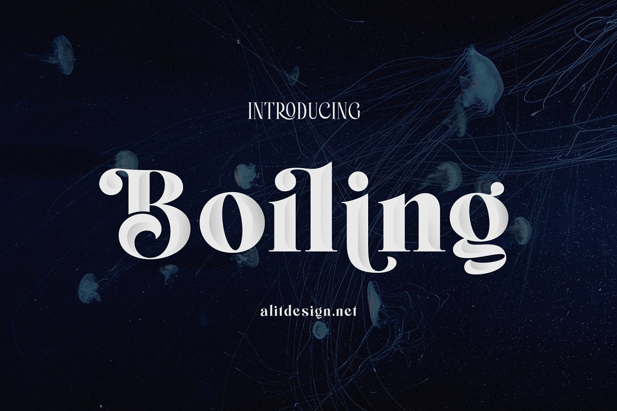 Boiling Variable Font