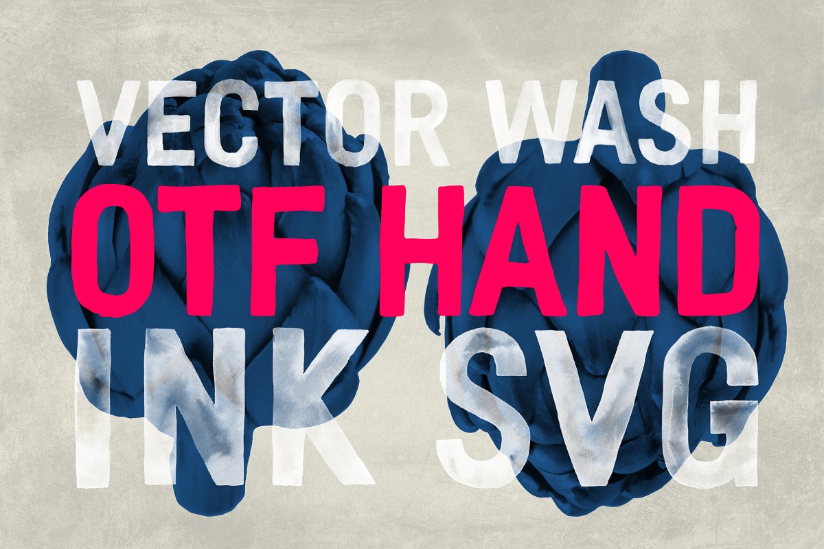 Bolonat Watercolor SVG OTF Font