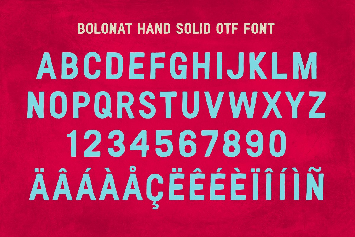 Bolonat Watercolor SVG OTF Font