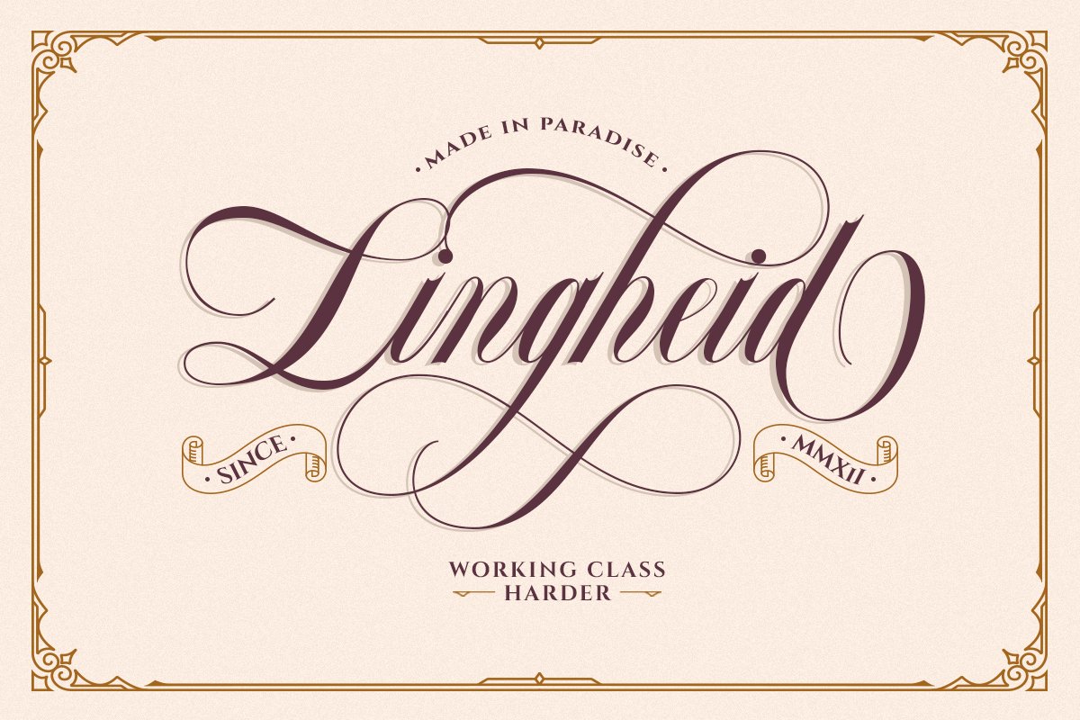 Bordemile Luxury Script Font