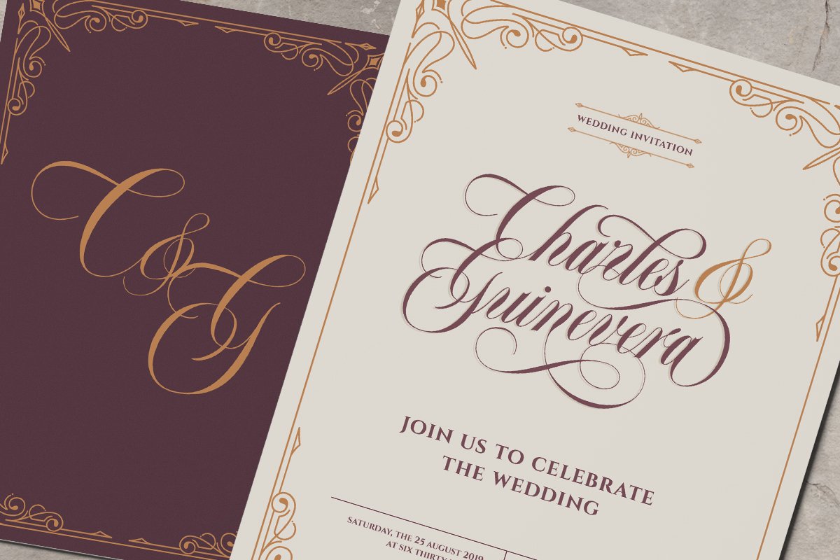 Bordemile Luxury Script Font