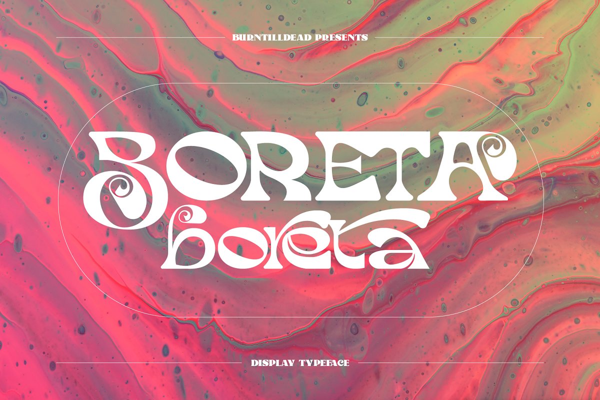 Boreta 75 Ligatures & 99 Alternates Font Free Download