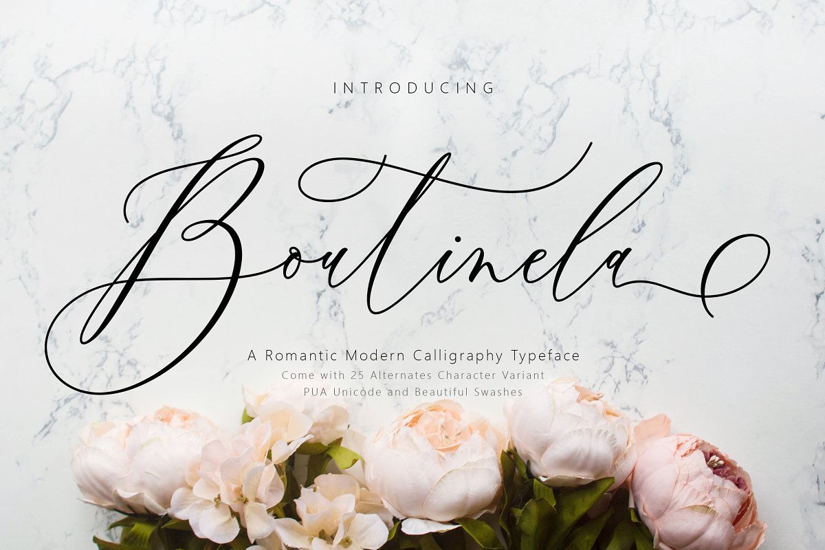 Boutinela Script Font