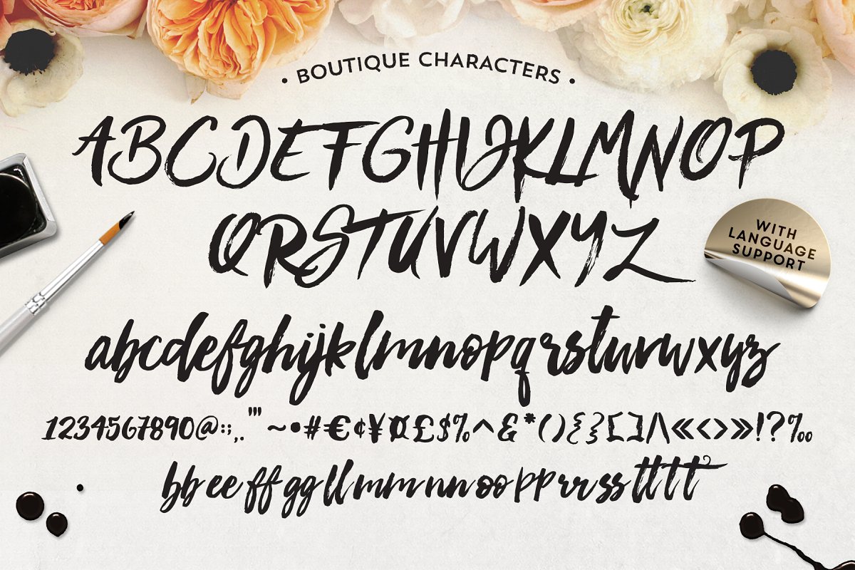 Boutique Script PSD Styles Font
