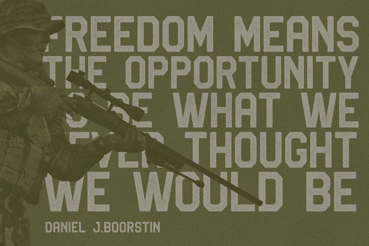 Brave Brigade Tactical Display Fon Font