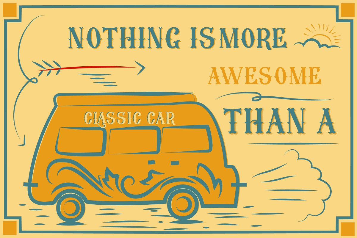 Brellos Typeface Font