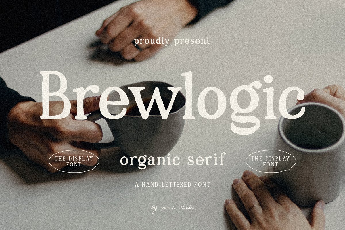 Brewlogic Organic Display Font
