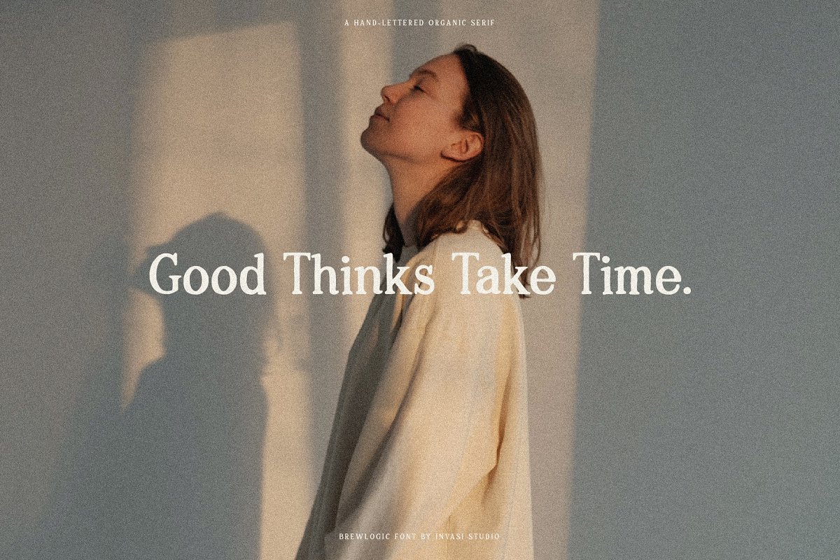 Brewlogic Organic Display Font