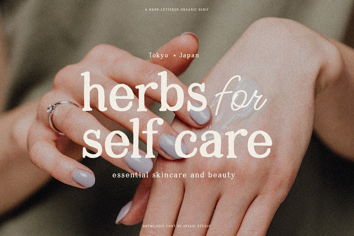 Brewlogic Organic Display Font