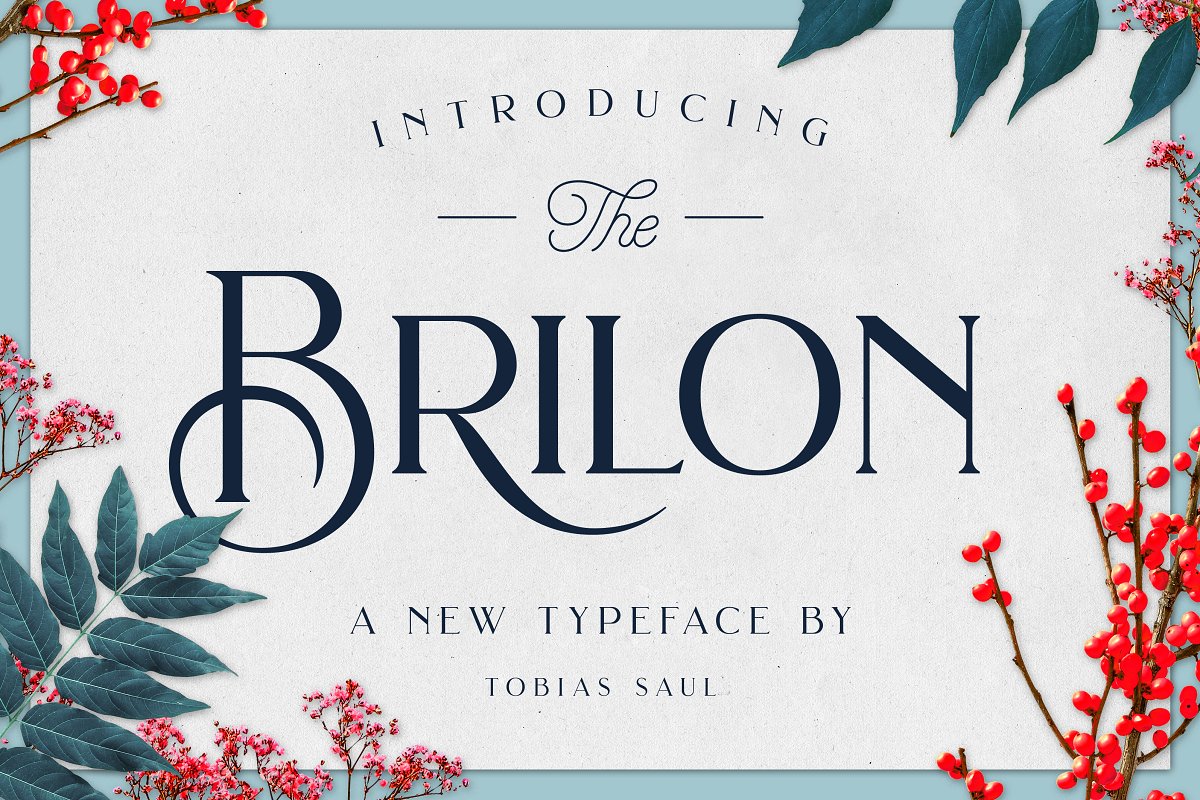 Brilon Font + Extras Free Download