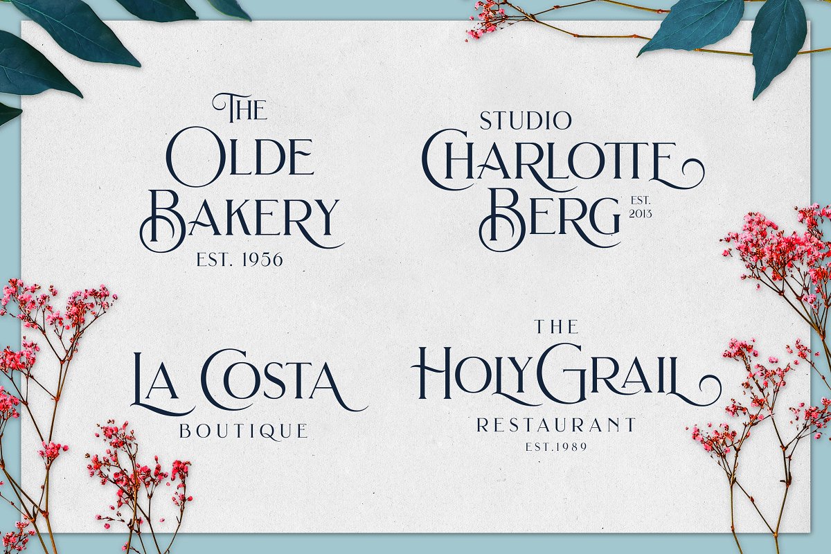 Brilon Font + Extras Free Download