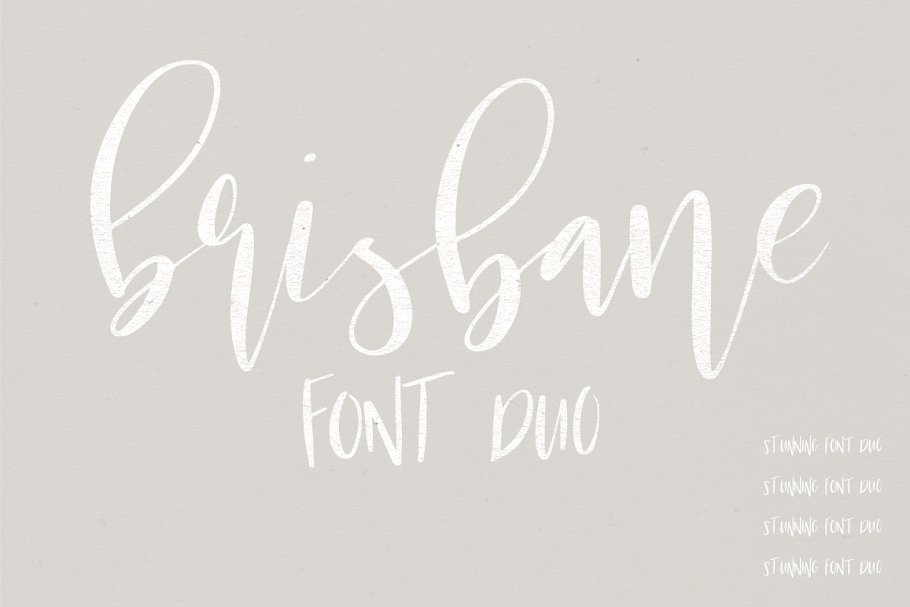 Brisbane A Scripty Duo Font