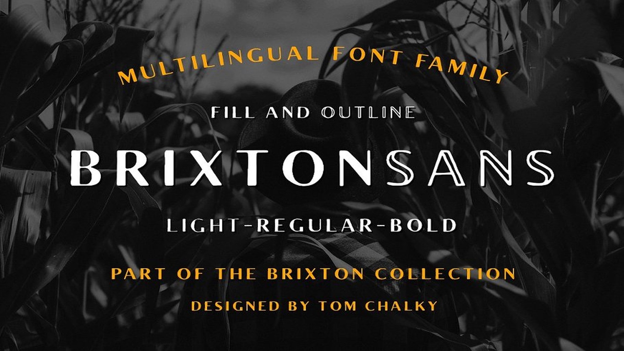 Brixton Sans Extras Font