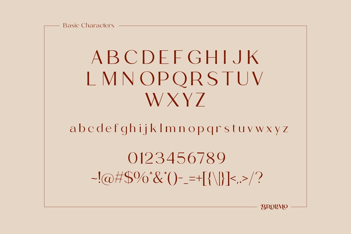 Brolimo Typeface Font Free Download