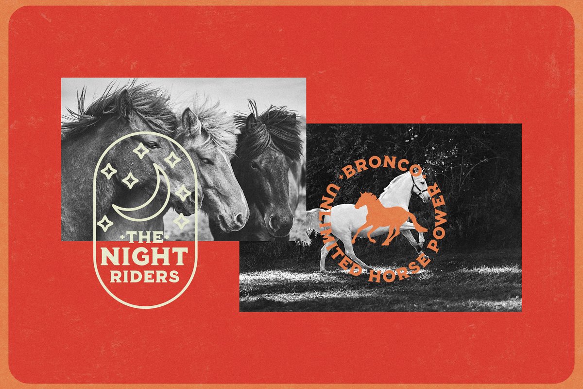 Bronco Collection Extras Font