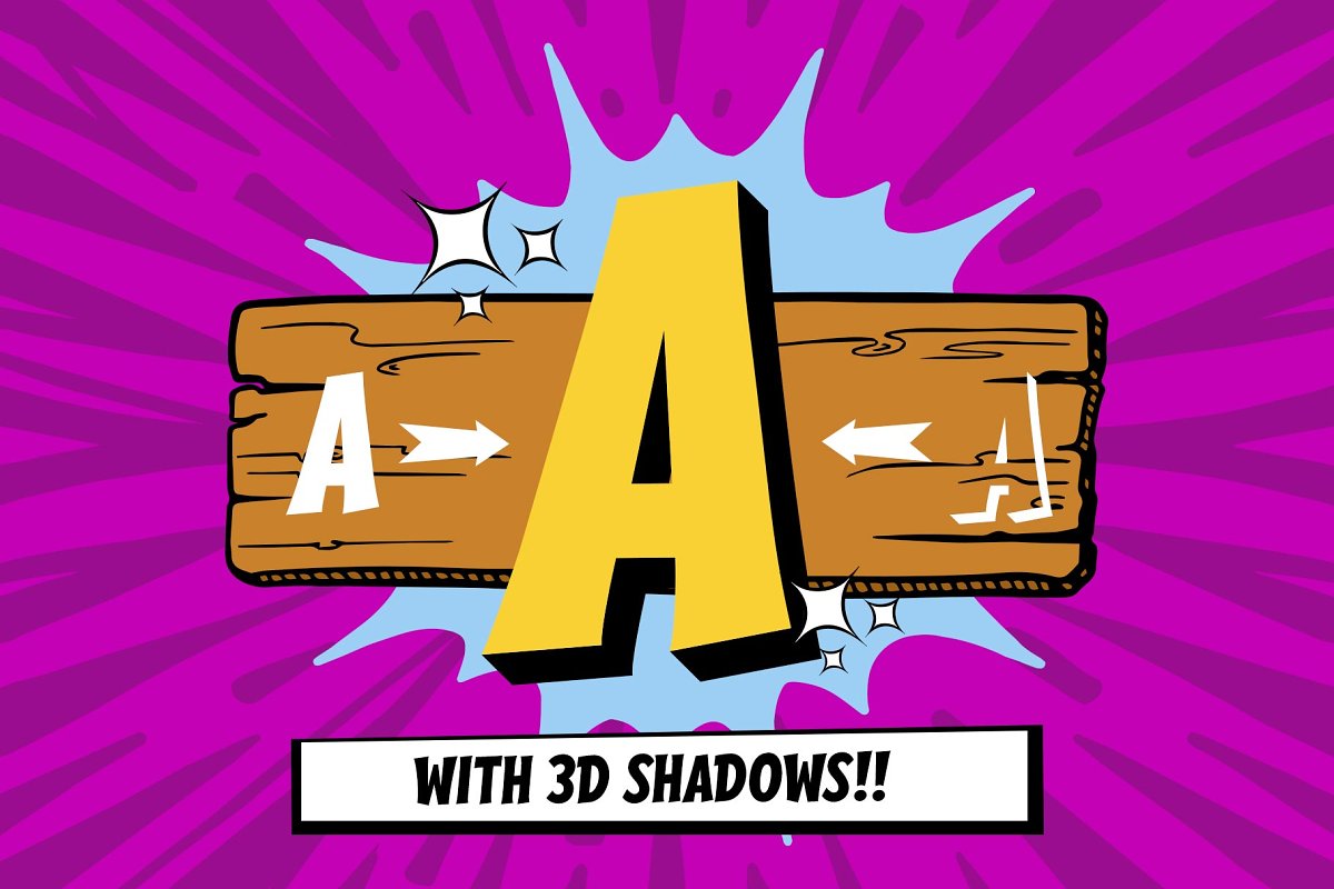 Browood Layered Comic Font Free Download