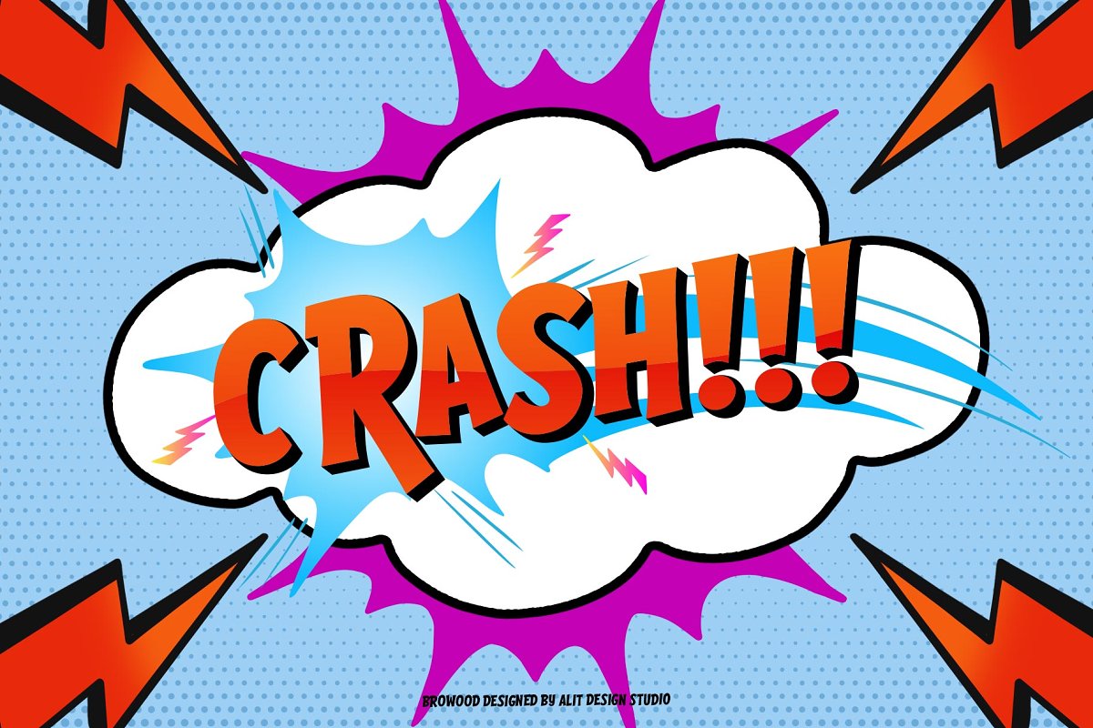 Browood Layered Comic Font Free Download