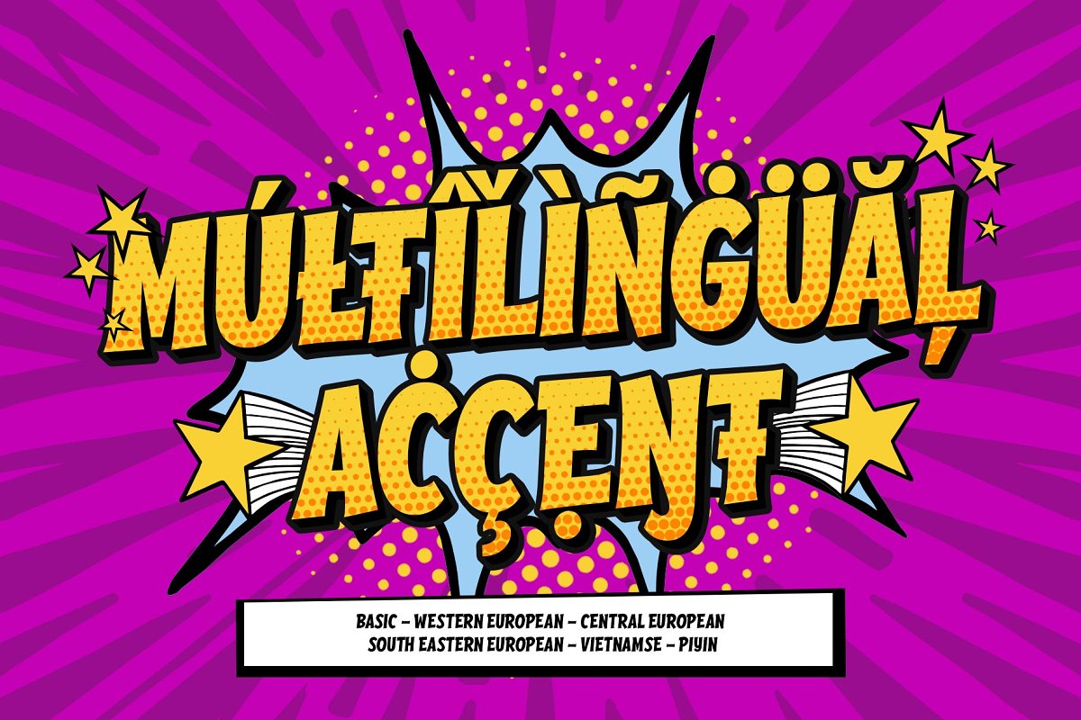 Browood Layered Comic Font Free Download