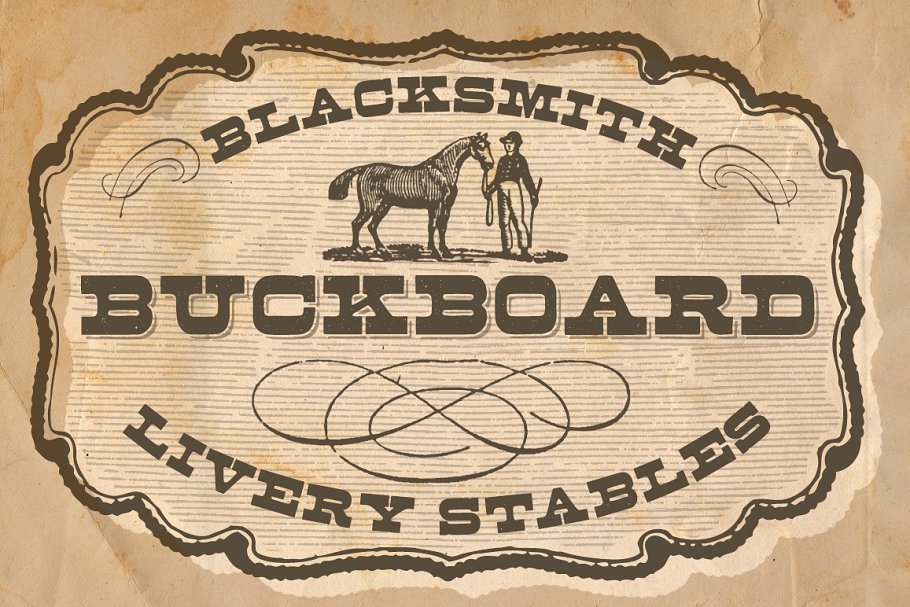 Buckboard Family Font