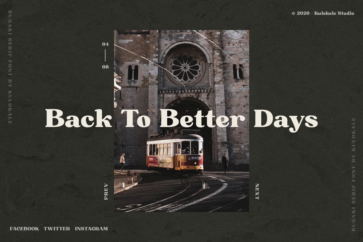 Bugaki Elegant Serif Font