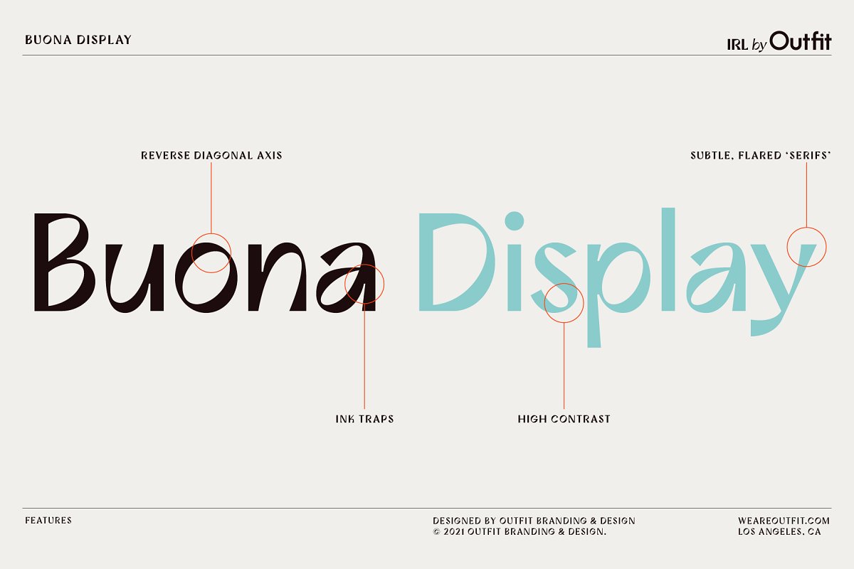 Buona Display Font Family Free Download