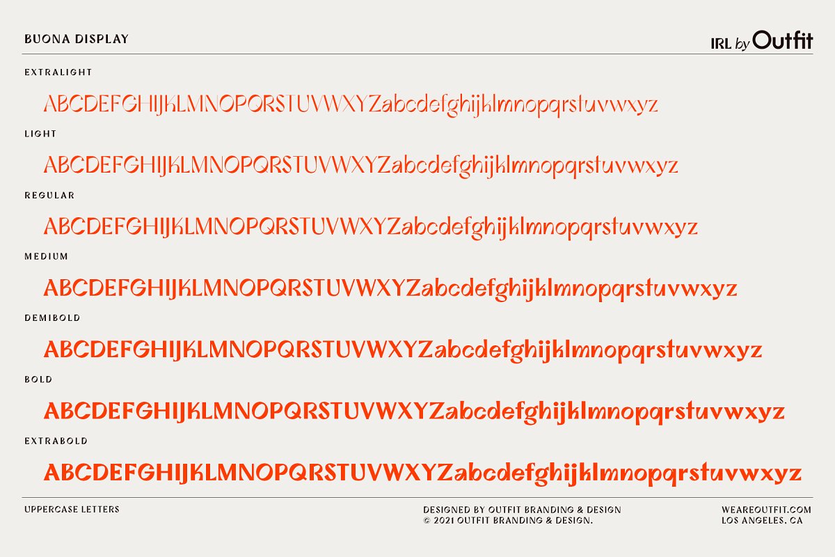 Buona Display Font Family Free Download