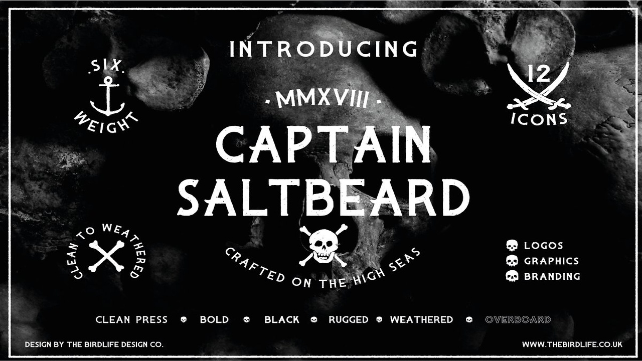 CAPTAIN SALTBEARD Font