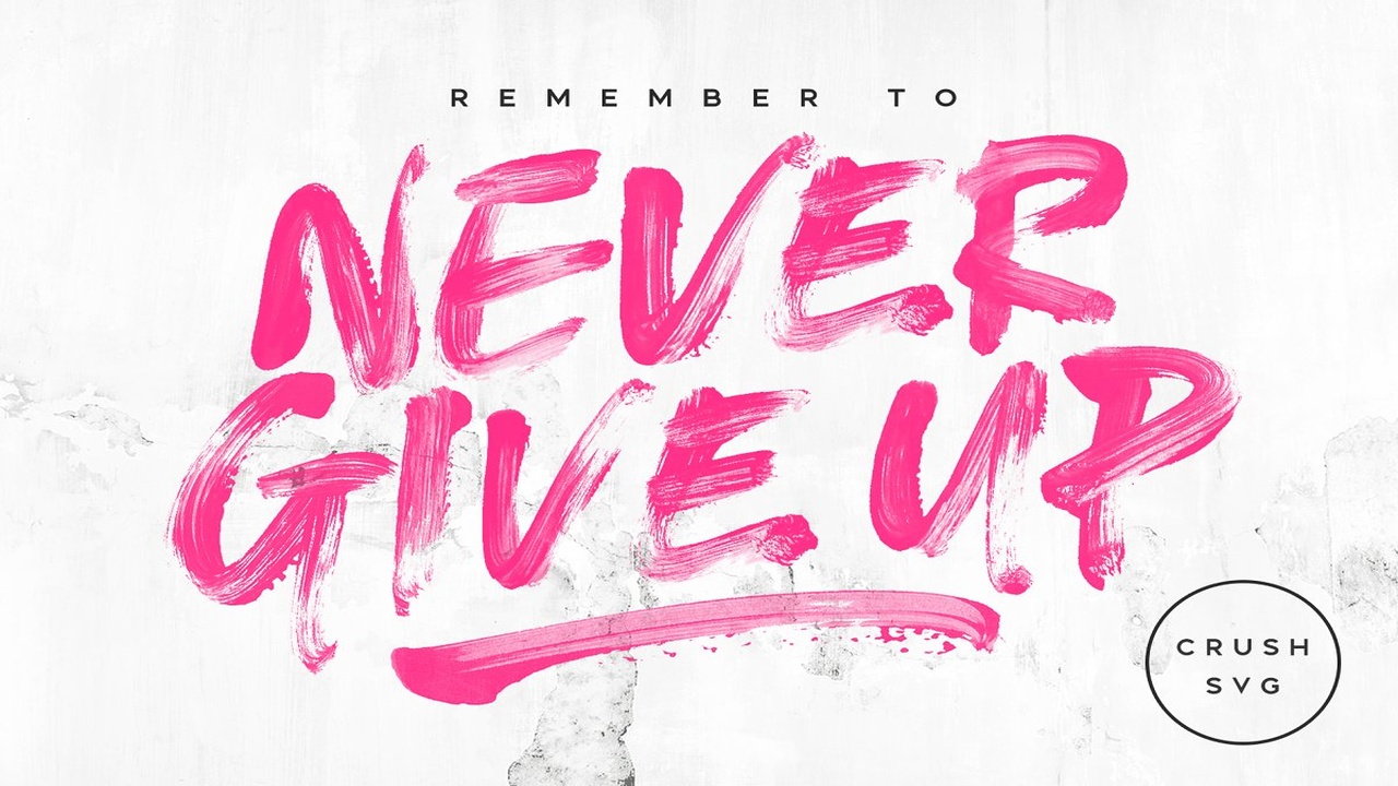 CRUSH SVG Font