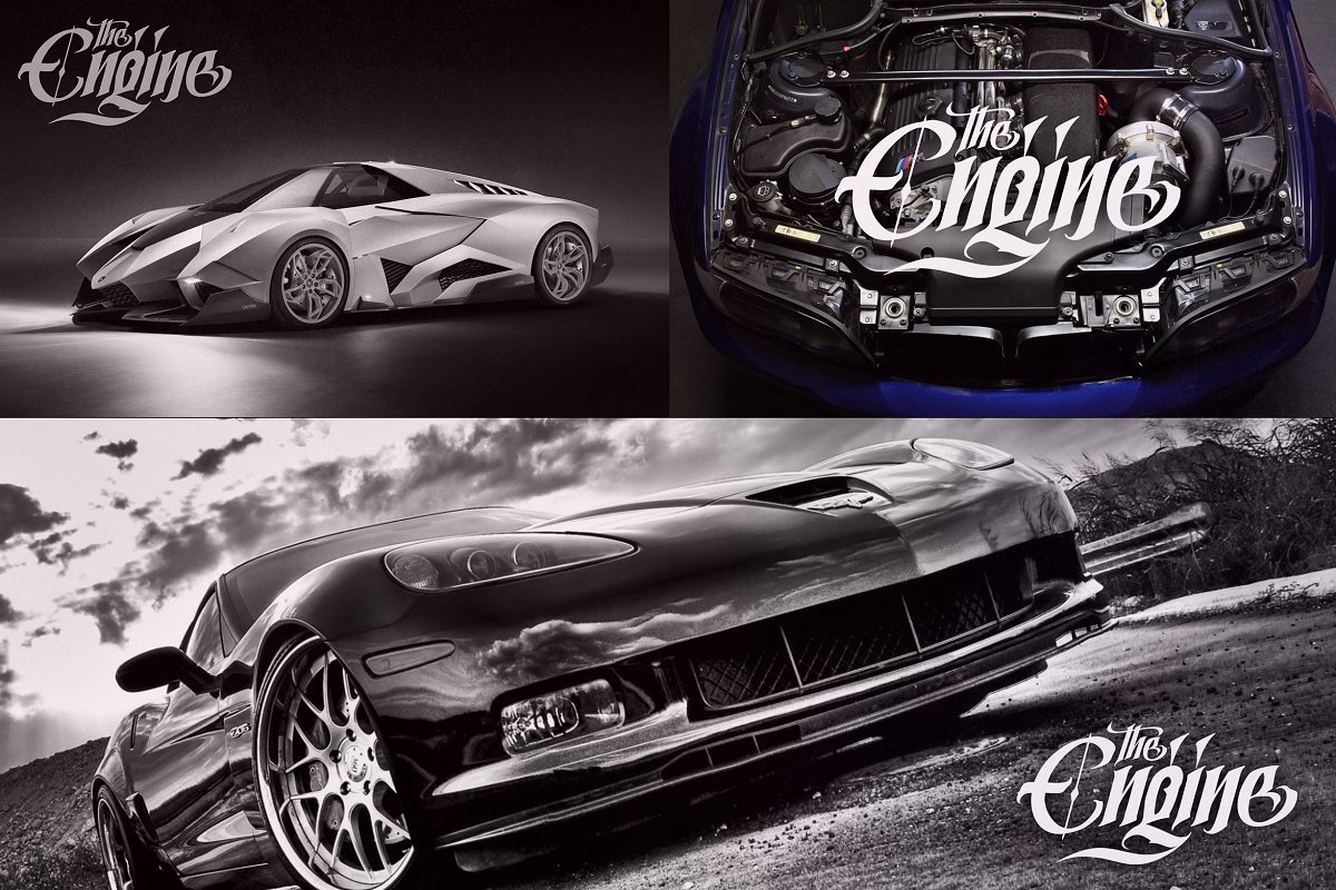 California Style Extra slant Font