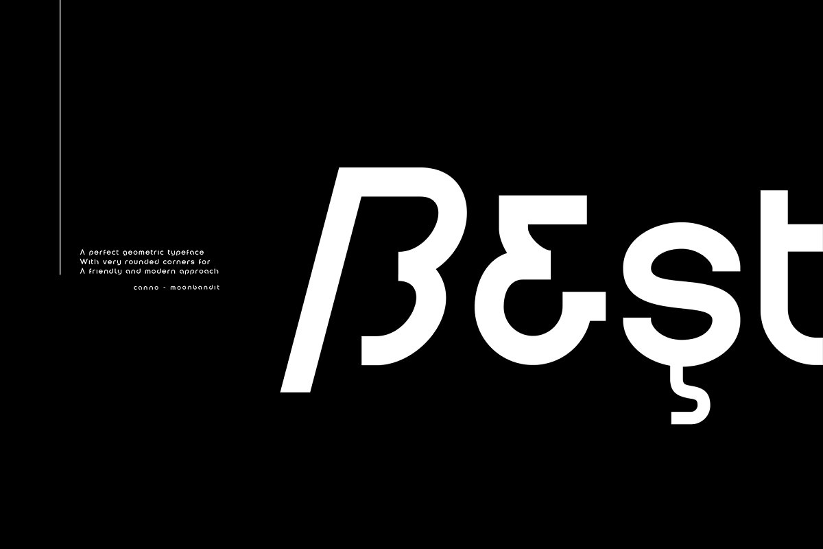 Canno Modern geometric sans serif Font