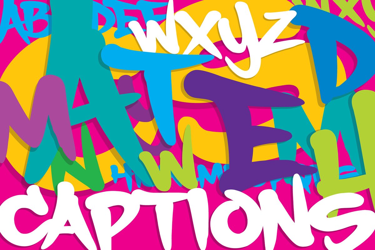 Captions Graffiti Family Font