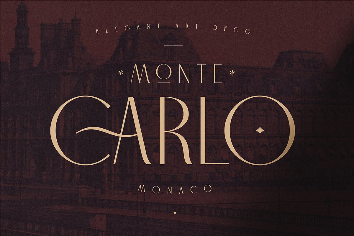 Carlo Monaco   Elegant Art Deco Font Free Download