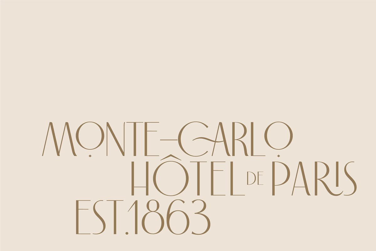 Carlo Monaco   Elegant Art Deco Font Free Download