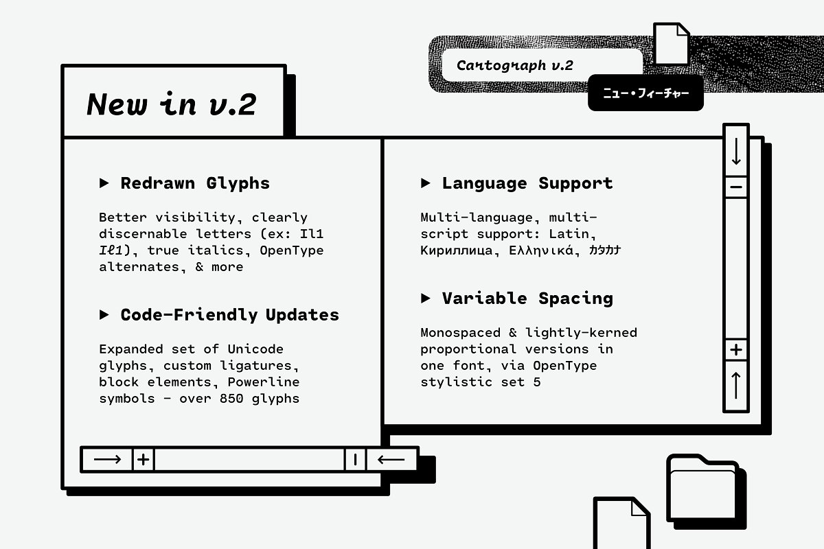 Cartograph CF warm monospace Font