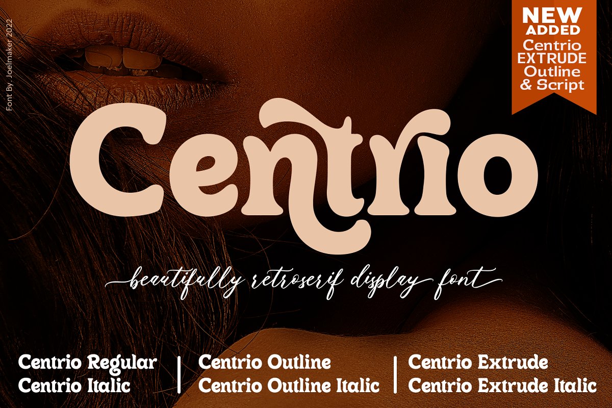 Centrio Typeface Font Free Download
