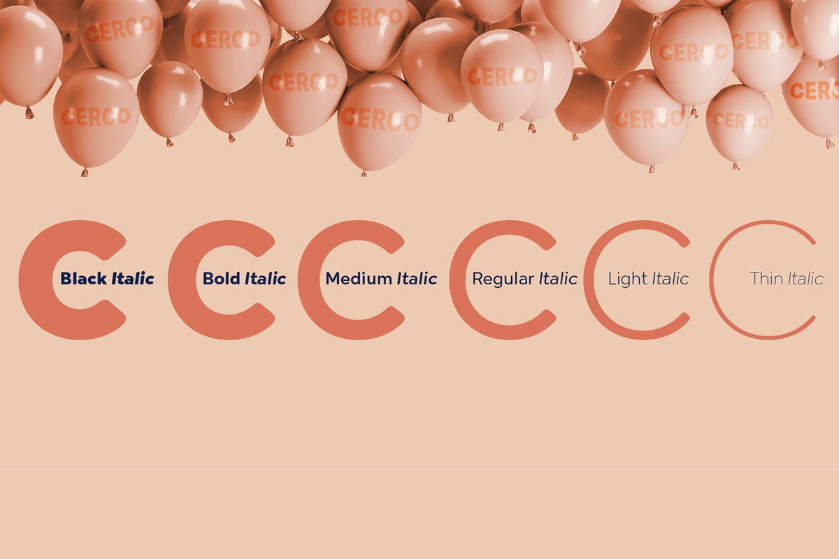 Cerco font family by FontPeople Free Download