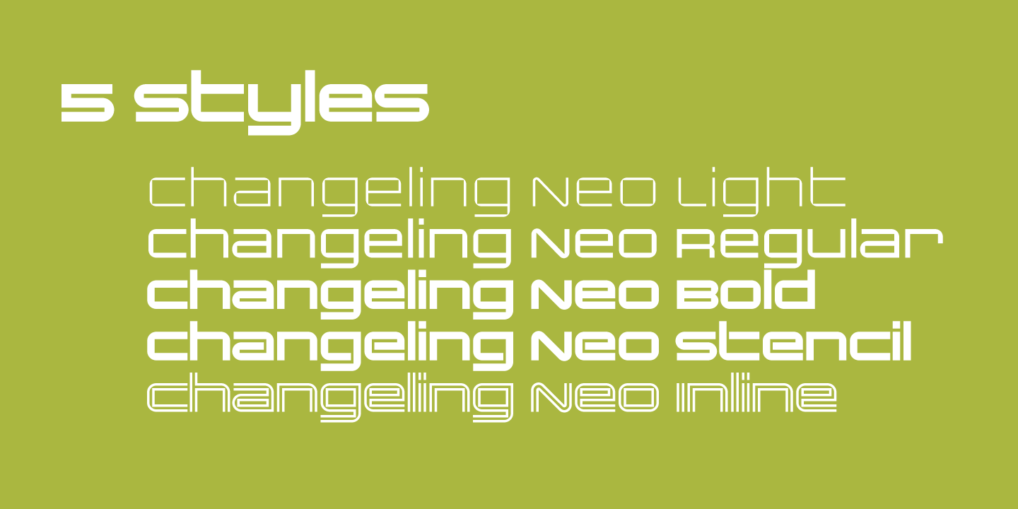 Changeling Neo Font