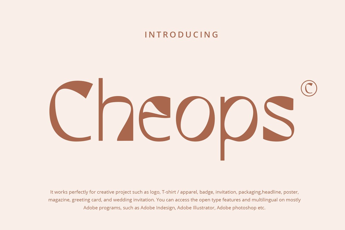 Cheops Font Free Download