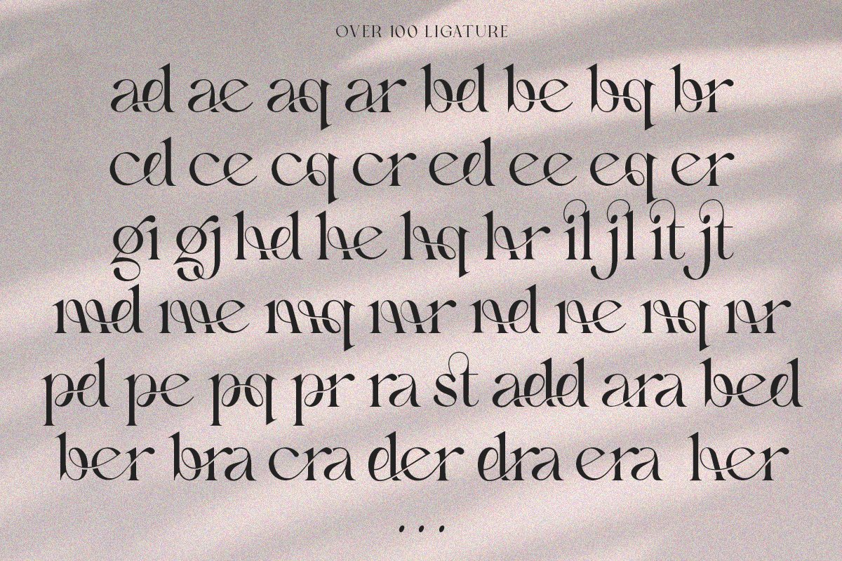 Cherilyn | Ligature Font Free Download